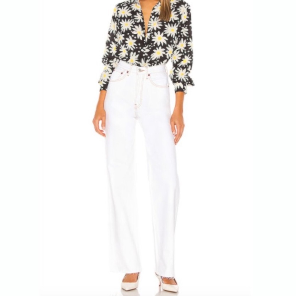 Revolve | Solid & Striped Beach Jean White Size 26
